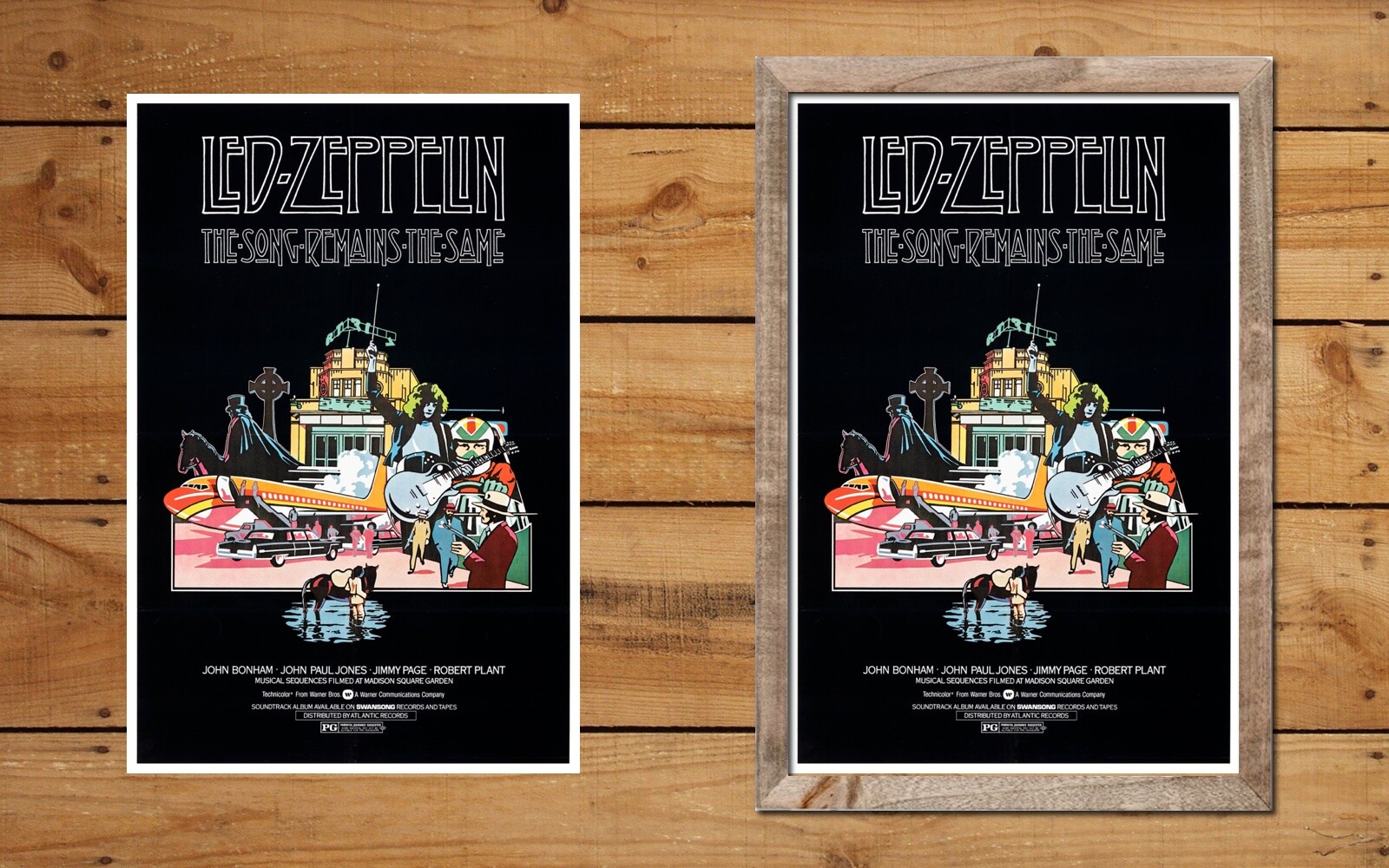 LED ZEPPELIN – THE SONG REMAINS THE SAME – 11″X17 OR 12″X18″ BUY 2 GET 1 FREE!!