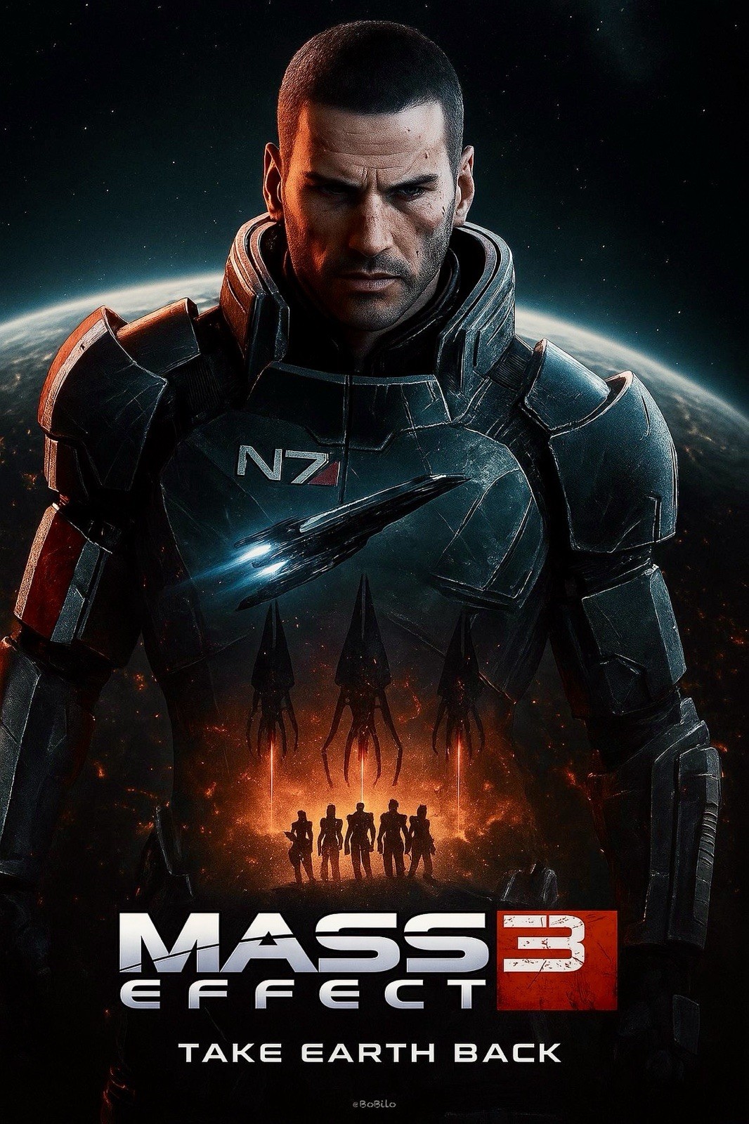 * MASS EFFECT 3 * Video Game Poster, Multiple sized Poster / Prints