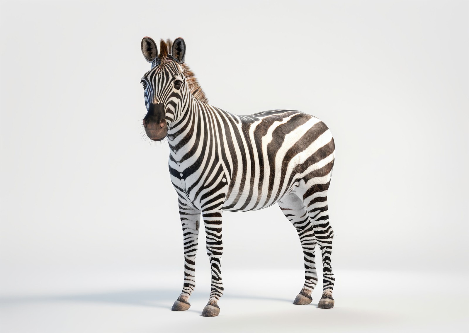Elegant Zebra Wall Art Poster – Modern Animal Decor Premium Quality