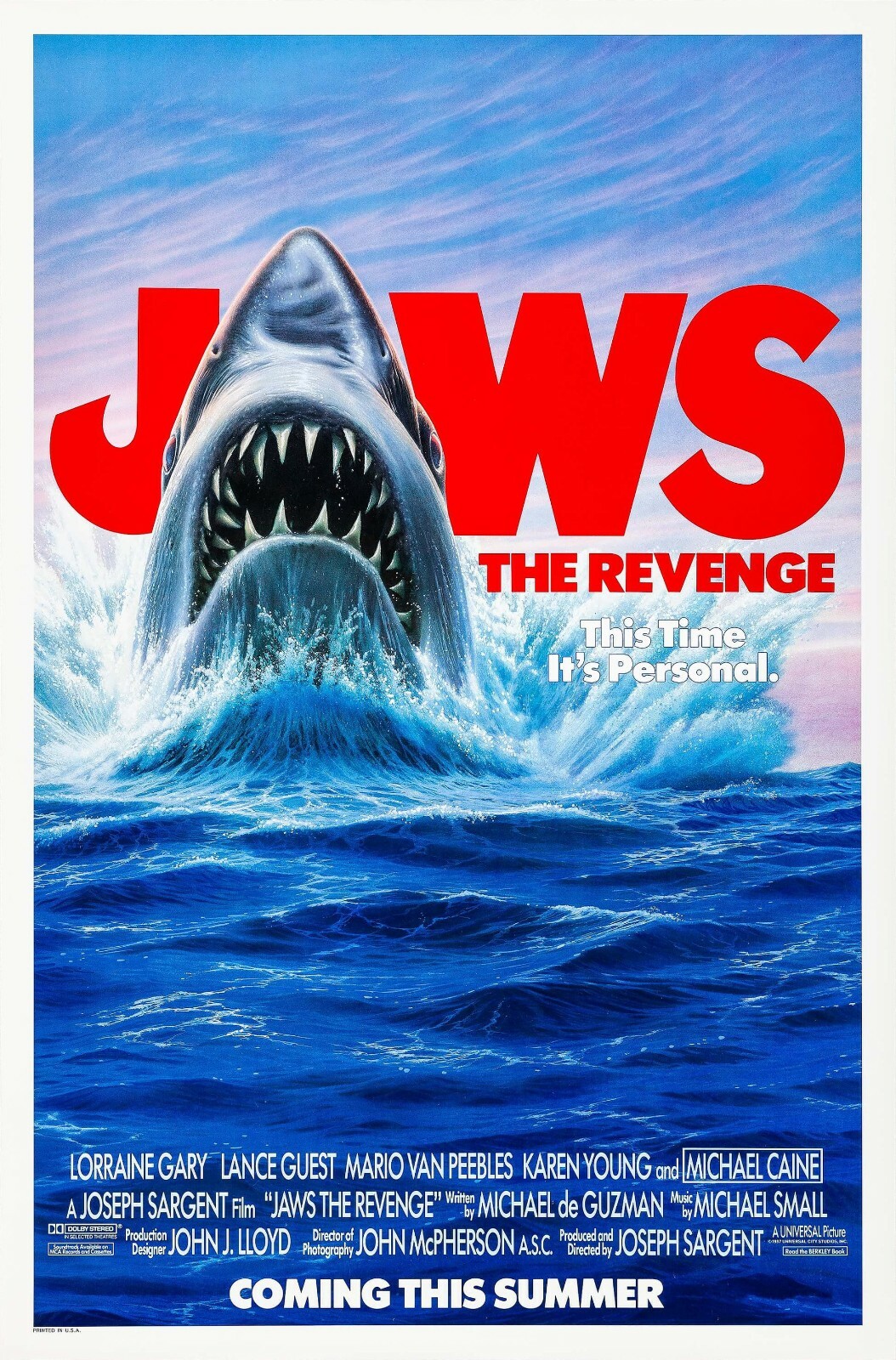 Jaws The Revenge movie poster print : 11 x 17 inches