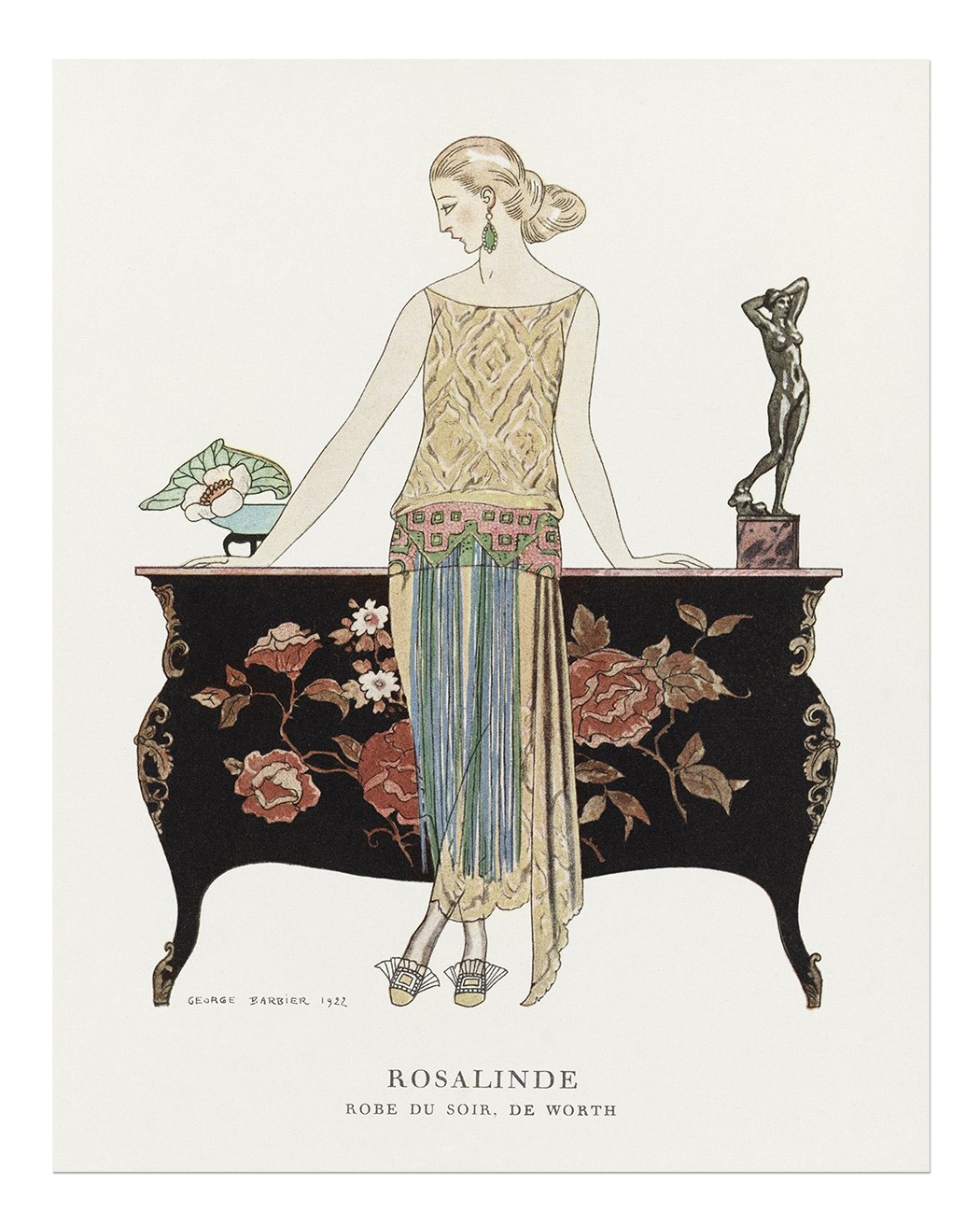 Art Deco Fashion Poster Wall Art – Elegant Vintage Style Home Decor