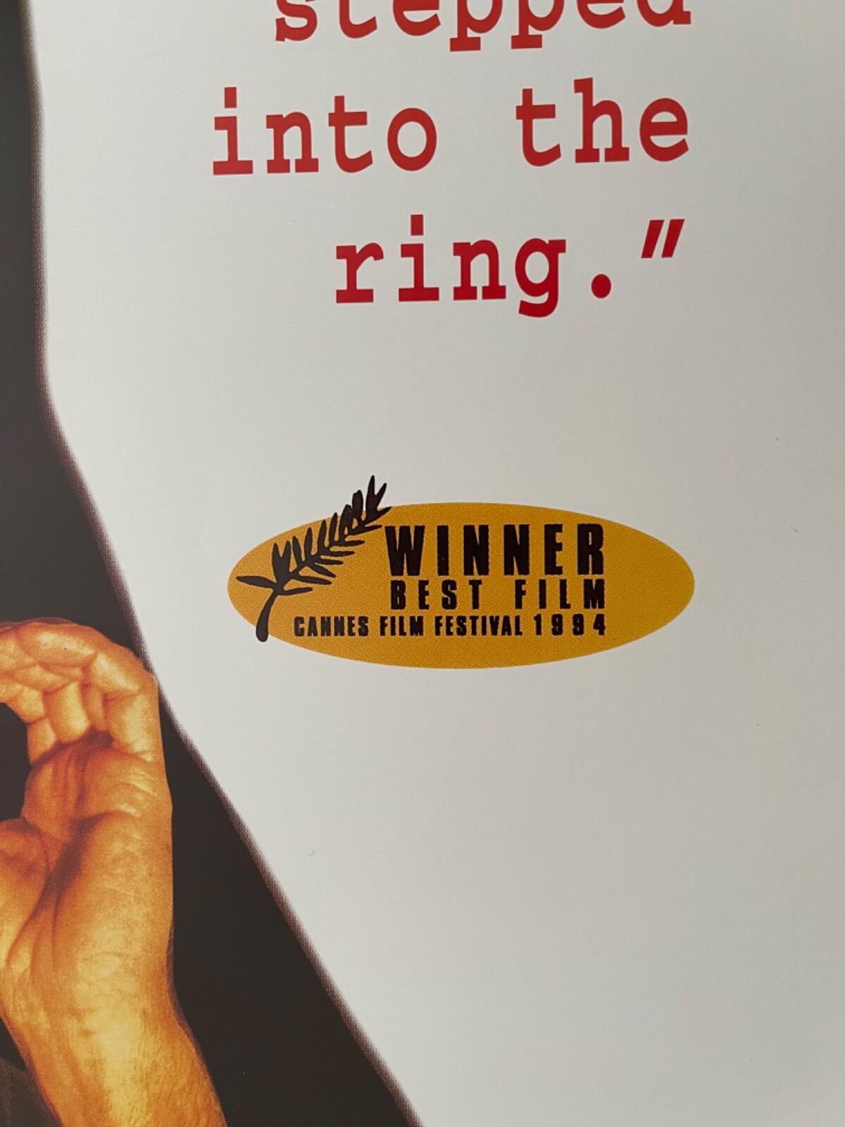 PULP FICTION, BRUCE WILLIS ‘THE BOXER’ RARE  1990’s POSTER