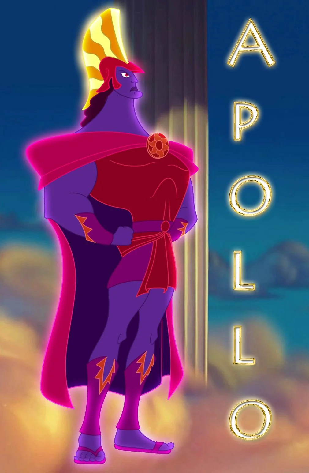 Apollo Hercules Disney Lovers Paper Poster 210 GSM (No Frame)
