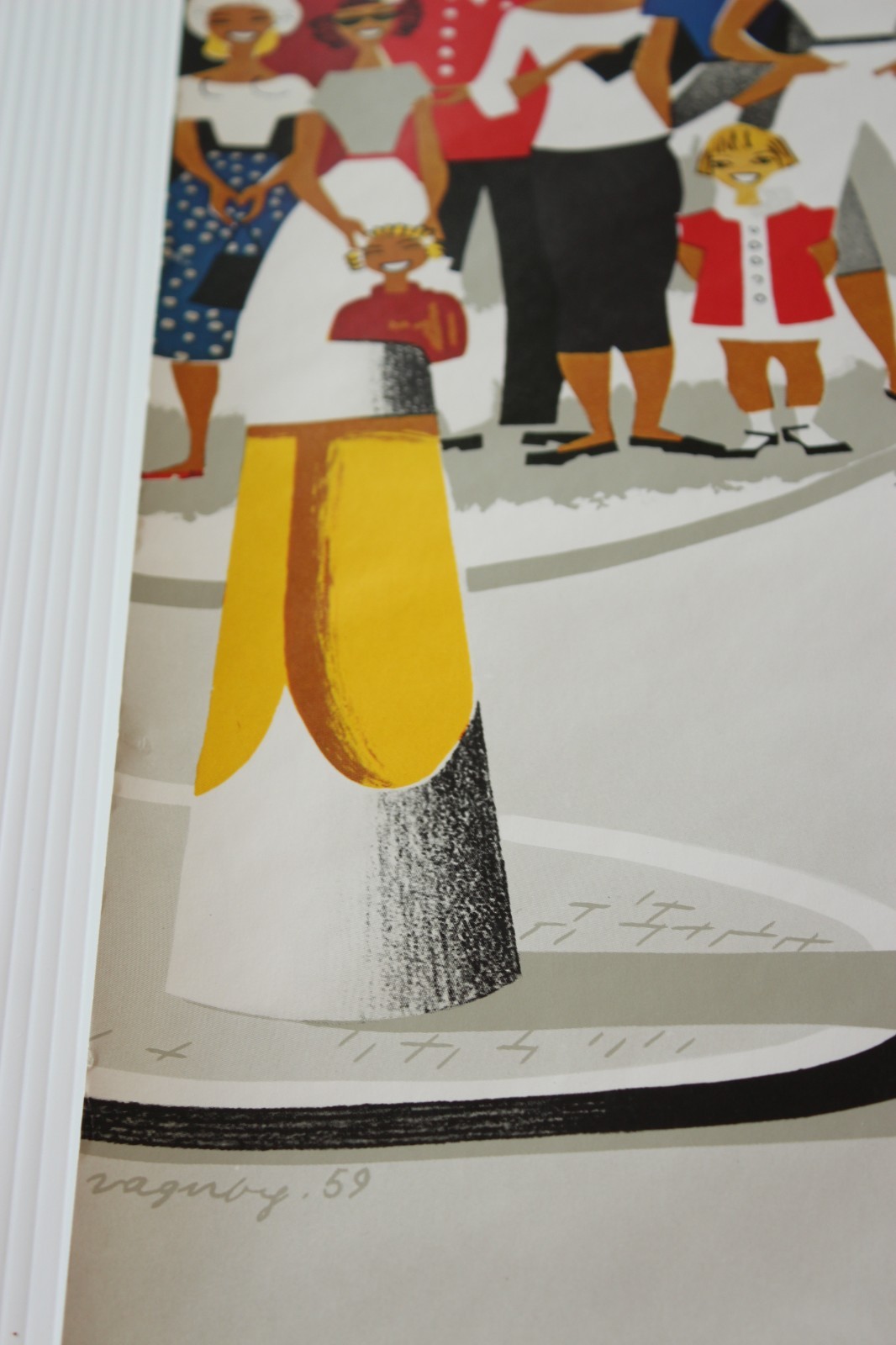 Vintage reproduction Wonderful Copenhagen travel poster 1970s Vigo Vagnby