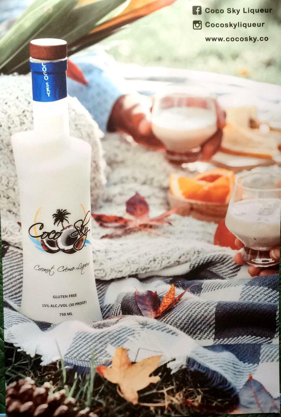COCO SKY LIQUEUR 36 X 24 IN POSTER (CARD STOCK PAPER)