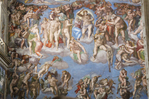 CLASSIC MICHELANGELO’S SISTINE CHAPEL LAST JUDGEMENT poster rare 20×30-PW0