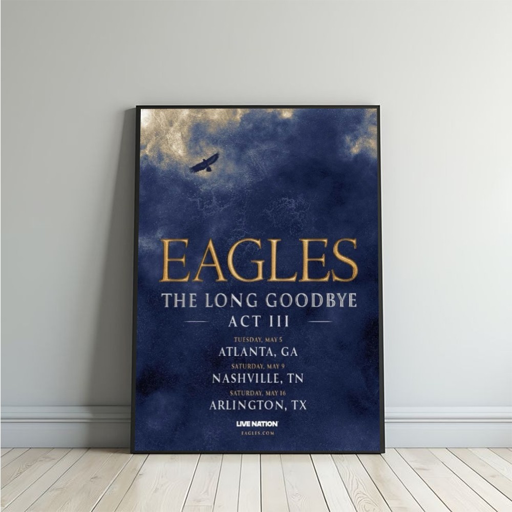 Eagles The Long Goodbye Act III 2026 North American Stadium Tour Poster