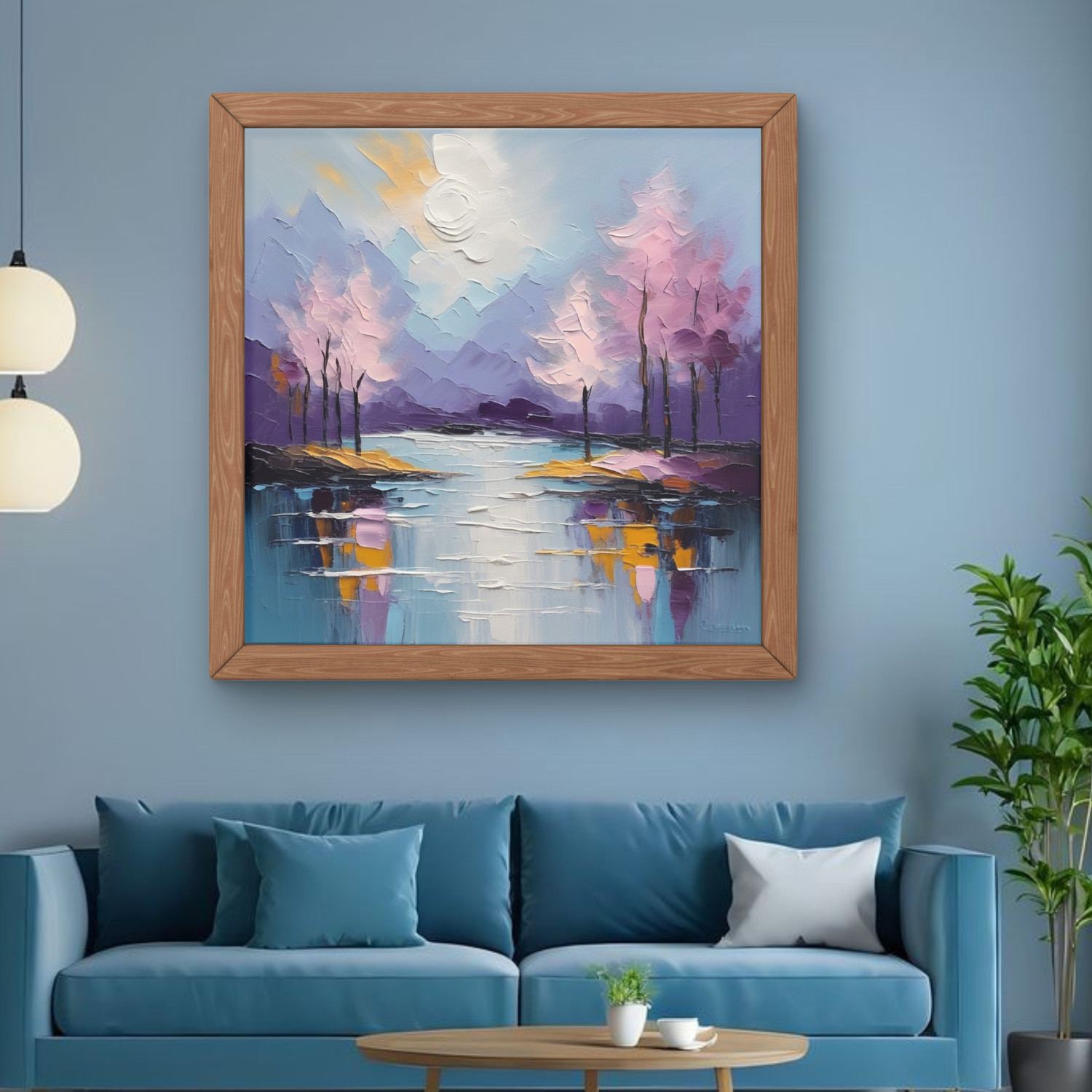 Lilac Waters Wall Art