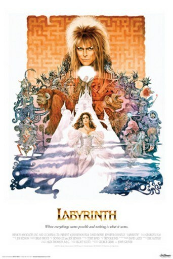 DAVID BOWIE – LABYRINTH MOVIE POSTER – Fantasy