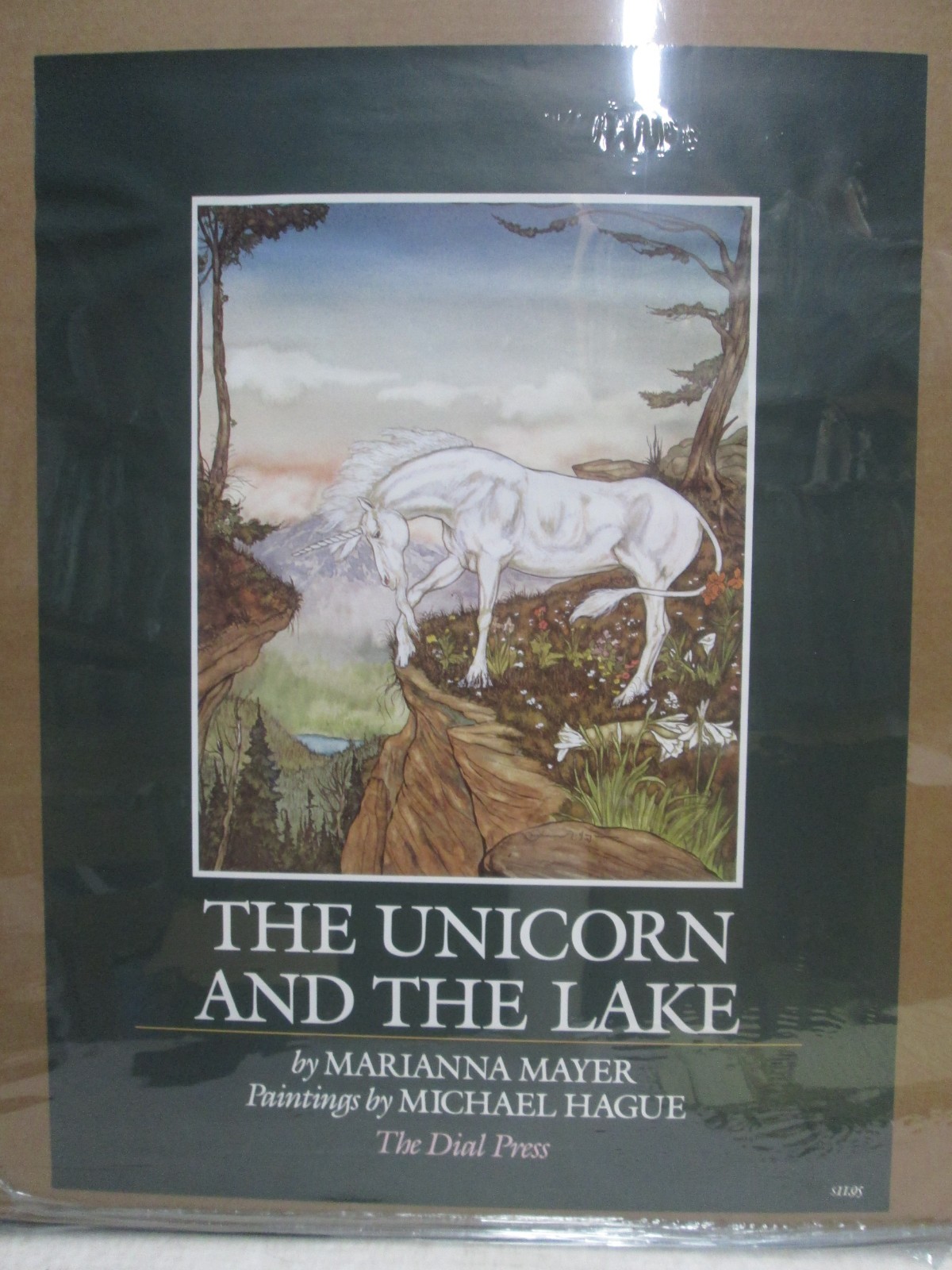 The Unicorn and the lake promo Vintage poster book 22769