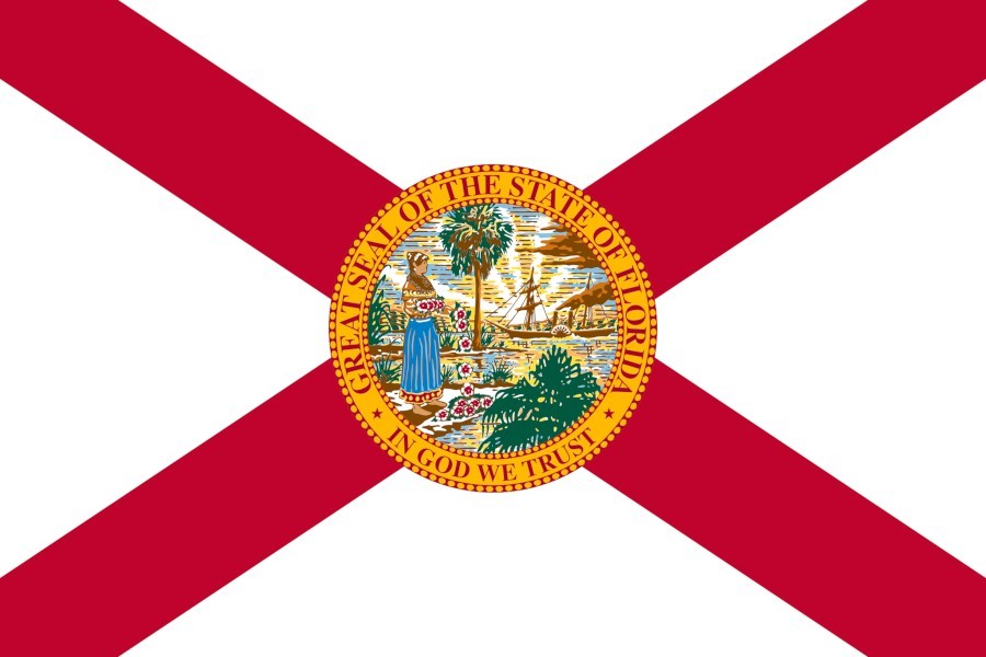 FLORIDA State Flag United States Office Home Decor Wall Art Print Poster/Canvas