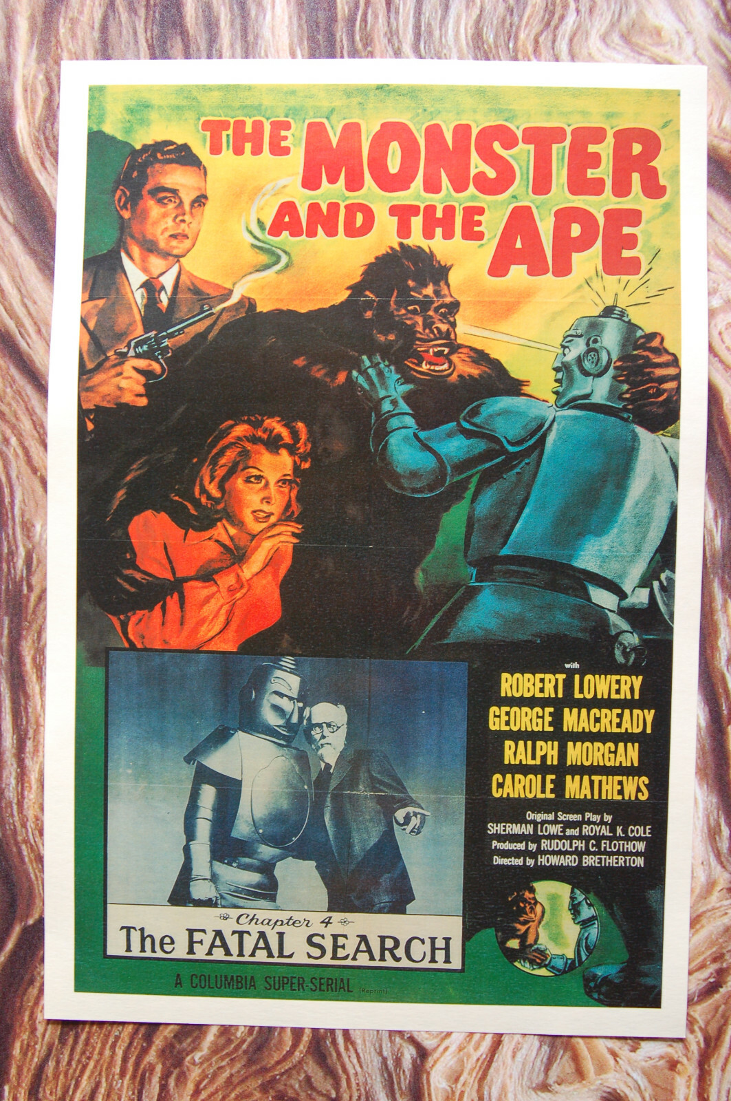 The Monster And The Ape Chapter 4 The Fatal Search Lobby Card Movie Poster
