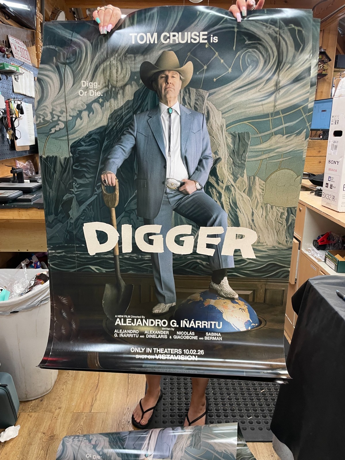 Digger 2026 Tom Cruise Original Movie Poster 27×40″, Lot Of 4 Posters