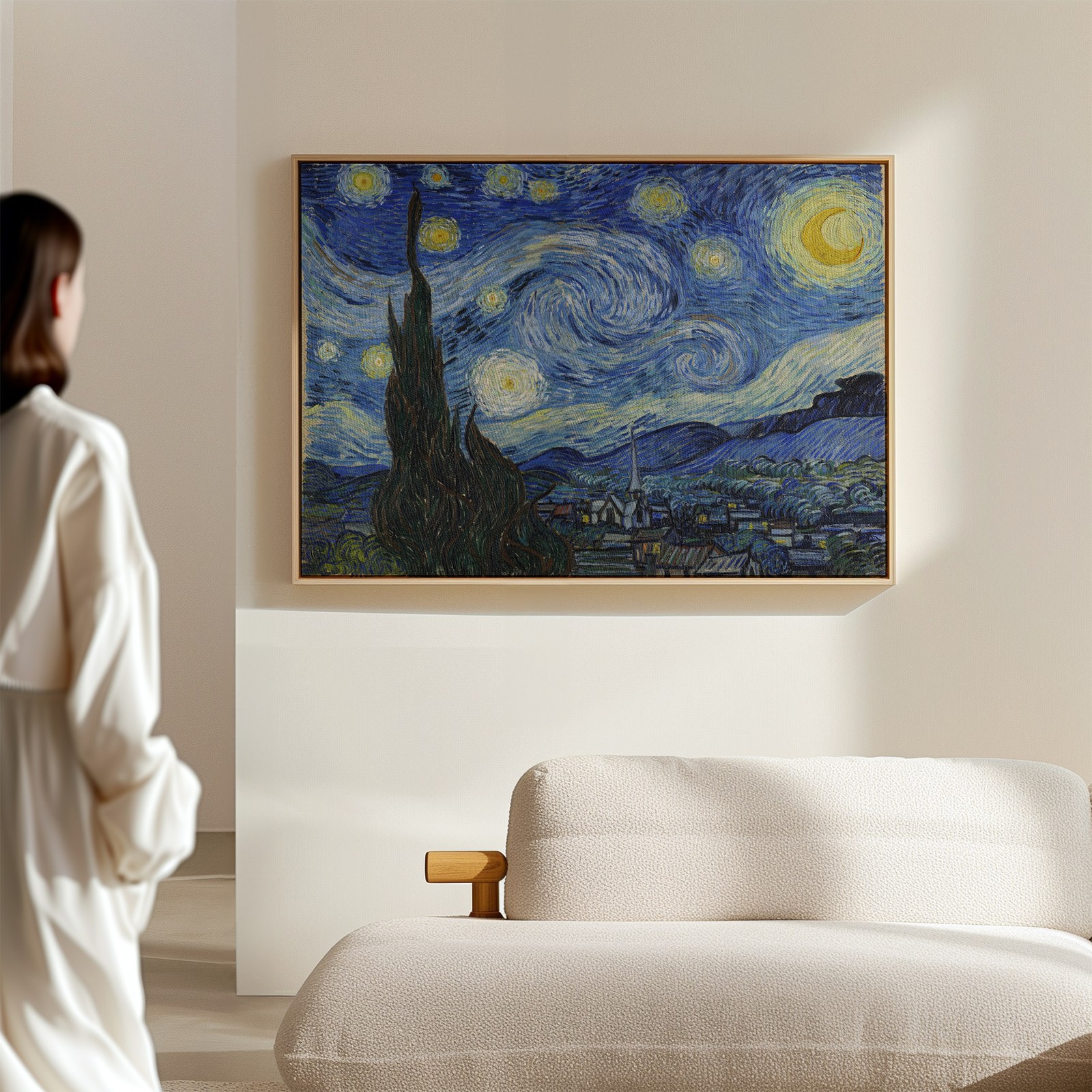 Van Gogh Starry Night Wall Art Poster – Timeless Impressionist Decor