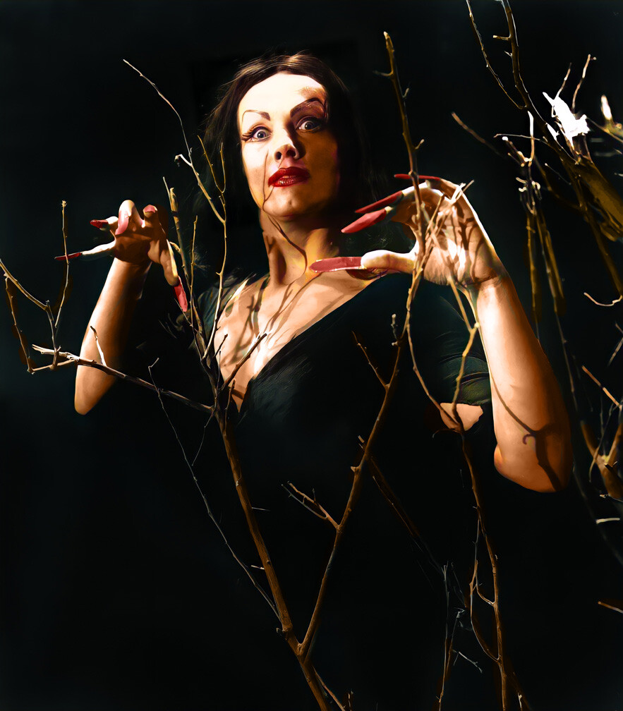 Ed Wood Plan 9 Vampira 14 x 11″ Photo Print