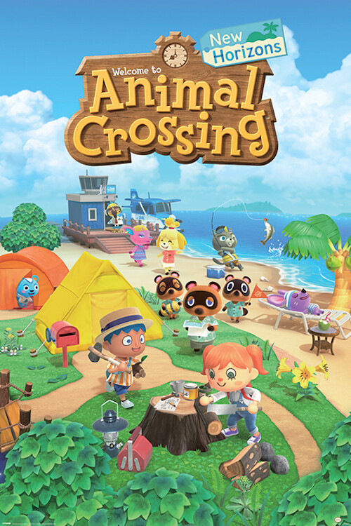 ANIMAL CROSSING – NEW HORIZONS POSTER – 24×36 – 1880