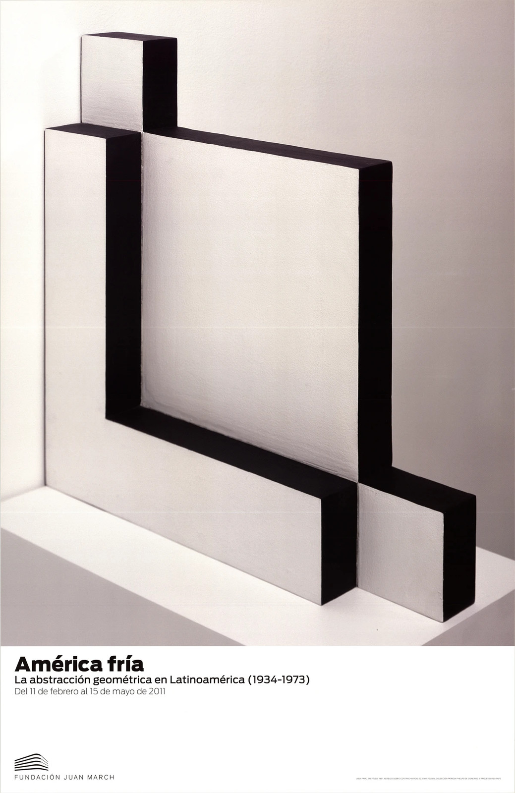 LYGIA PAPE Dimentions 33.5″ x 21.5″ Poster 2011 Modernism Black & White, Gray