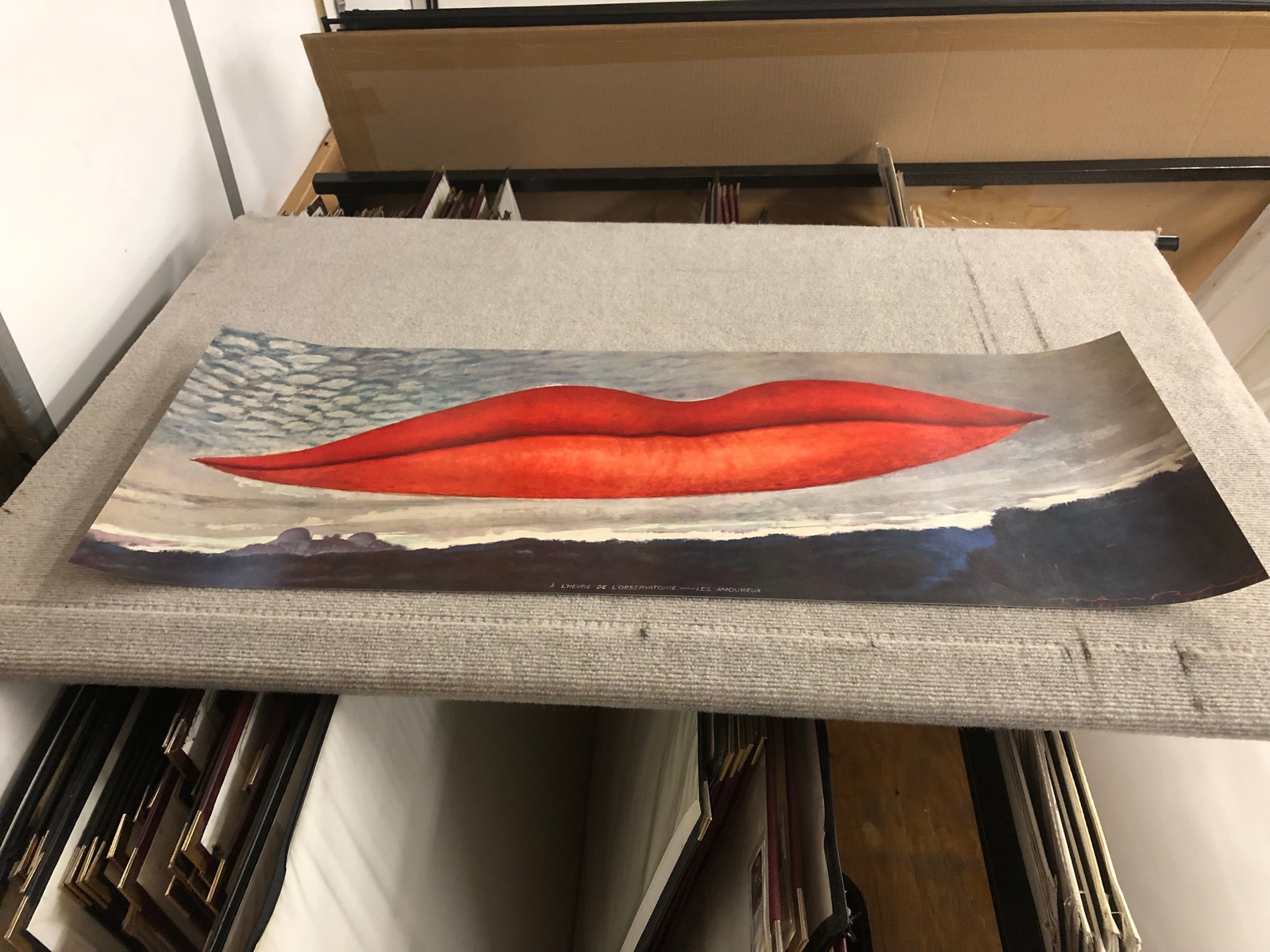 MAN RAY Lips (No Text), 1966
