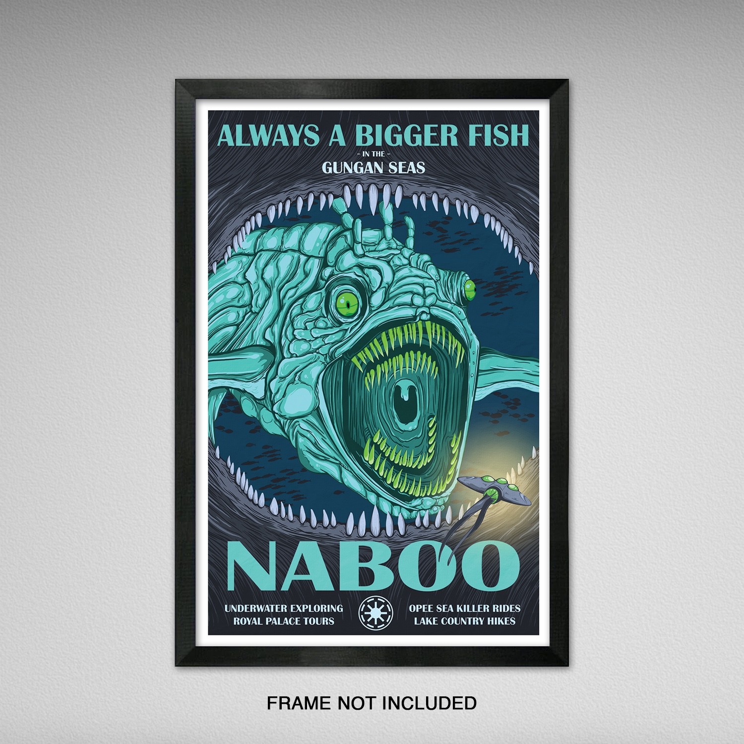 Star Wars – Naboo Travel Print – 11×17 inches