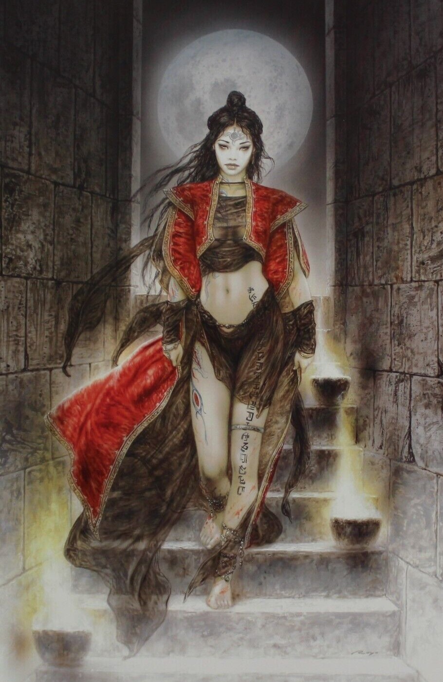2009 LUIS ROYO Cardboard Poster 15.5″ x 10.25″ (39 x 16.5 cm.) HQP Spain New #5
