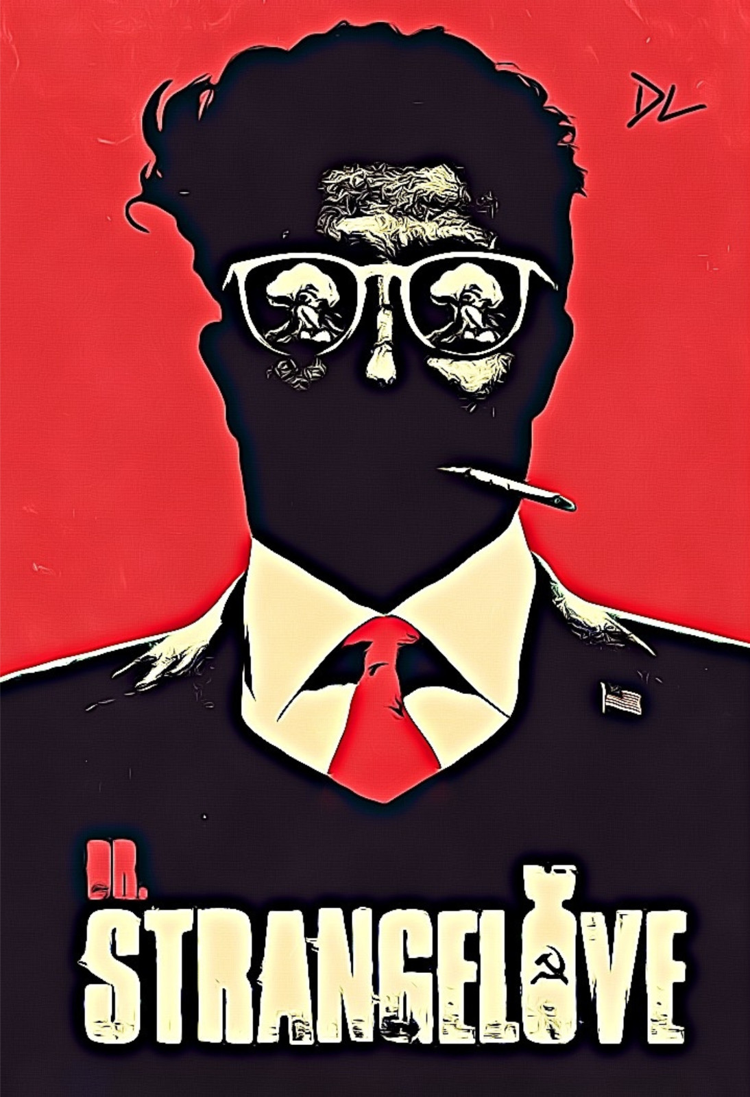 Dr. Strangelove “Stanley kubrick” Pop Art Print – 13 x 19 Poster