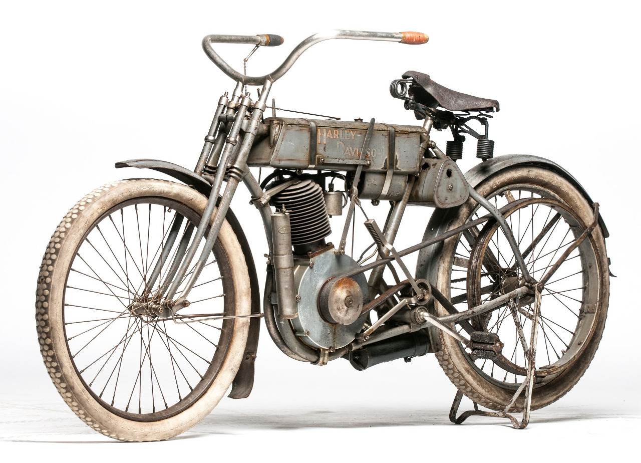 1907 HARLEY DAVIDSON MODEL 2 VINTAGE MOTORCYCLE POSTER PRINT 36×50 9 MIL PAPER