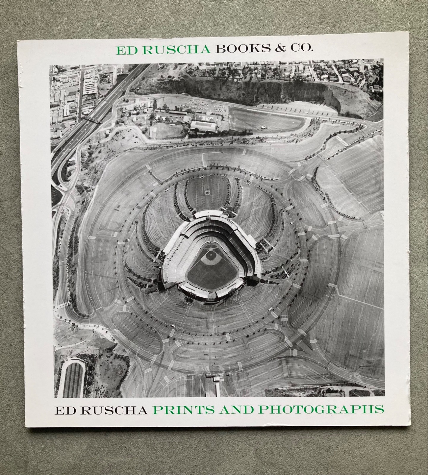 ED RUSCHA x GAGOSIAN Beverly Hills PRINTS PHOTOGRAPHS 2016 Reception Card RARE