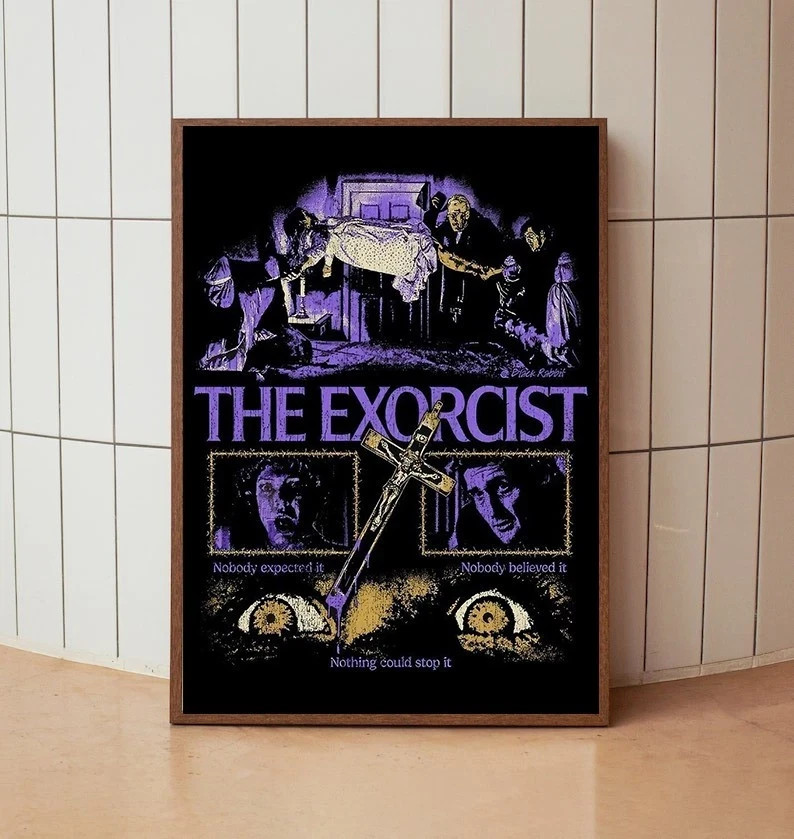 The Exorcist Classic Horror Movie Vintage Poster
