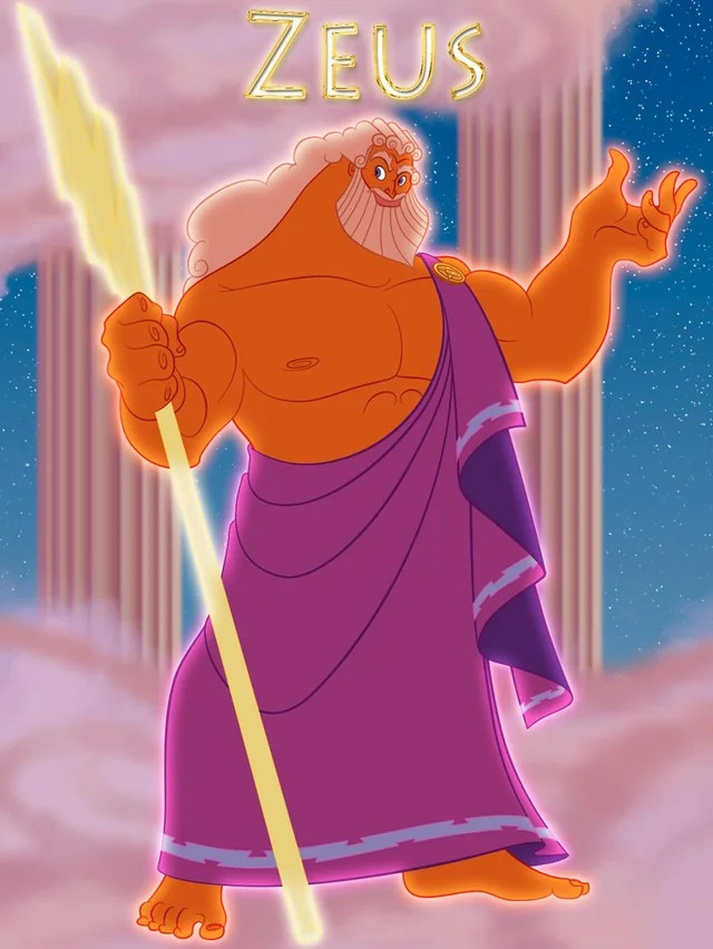 Zeus Hercules Disney Lovers Paper Poster 210 GSM (No Frame)