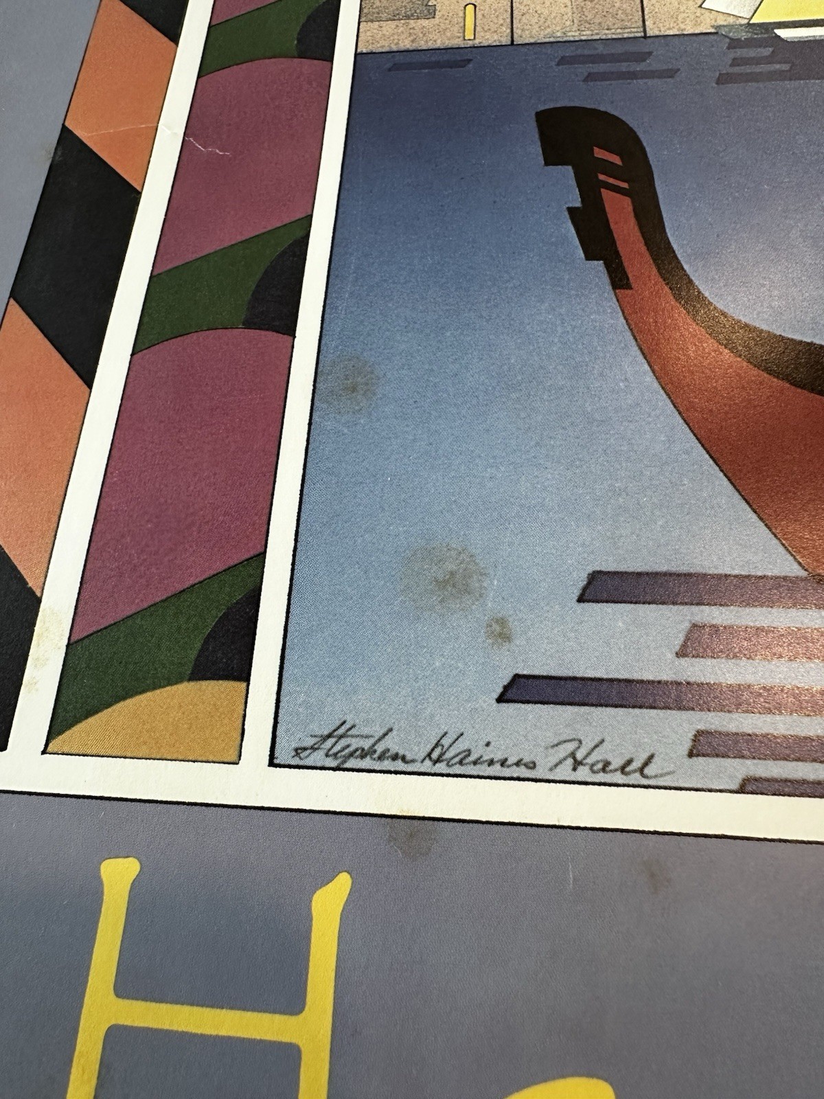 Vintage Stephen Haines Hall Art Deco Posters Set of 3 Size 20×28
