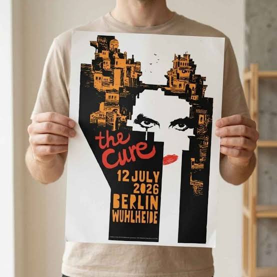 The Cure Live Berlin At The Parkbuhne Wuhlheide In Germany On Jul 12 2026 Poster