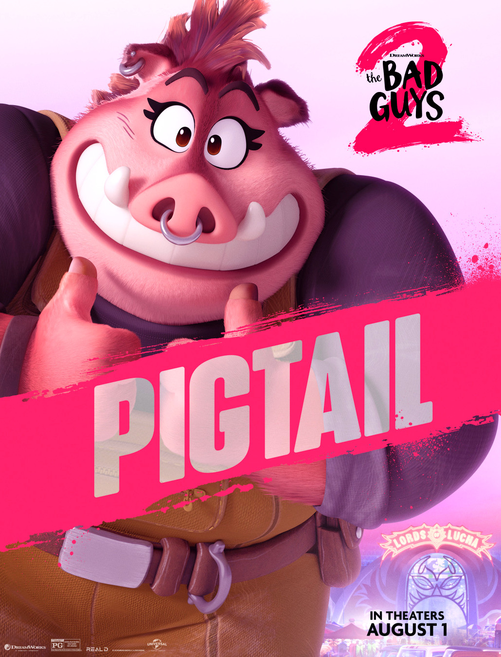 Dreamworks The Bad Guys 2 11″ x 14.5″ Collector’s Movie Poster ( T4 )