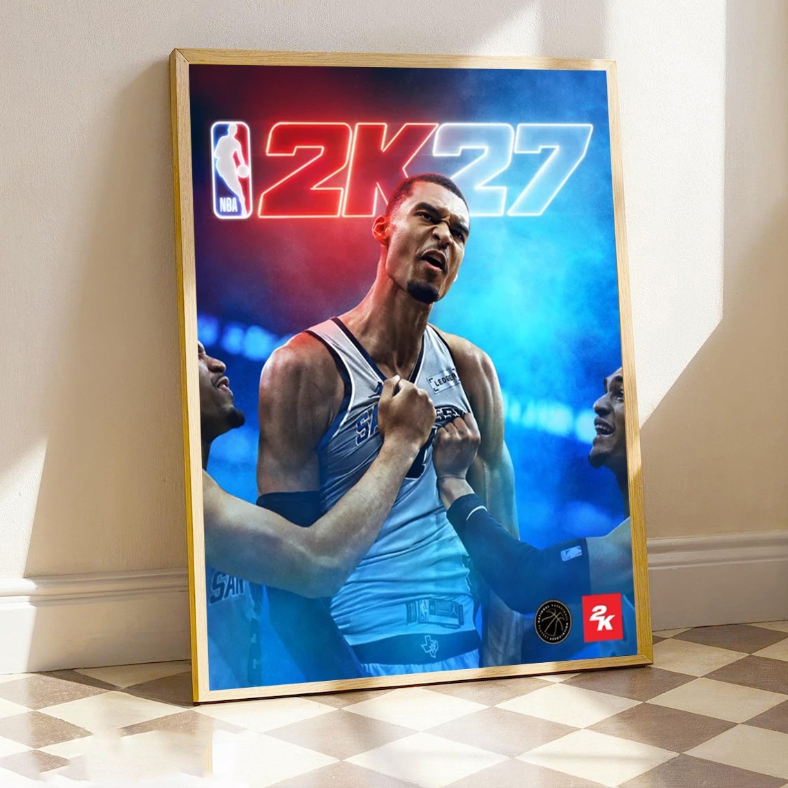 Victor Wembanyama NBA 2K27 Standard Edition Cover Athlete Poster