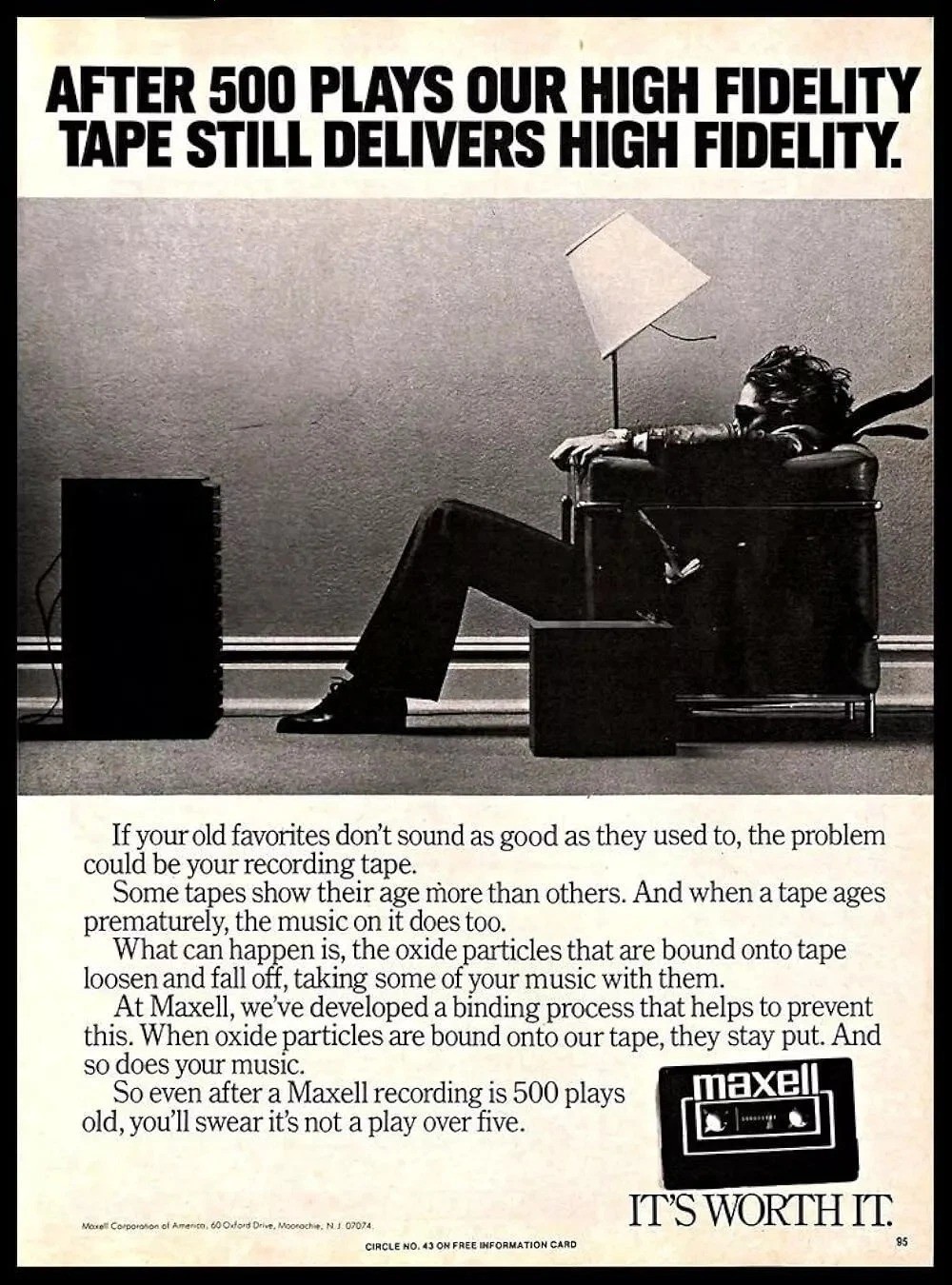Maxell-Blown Away (Video 1981) Poster