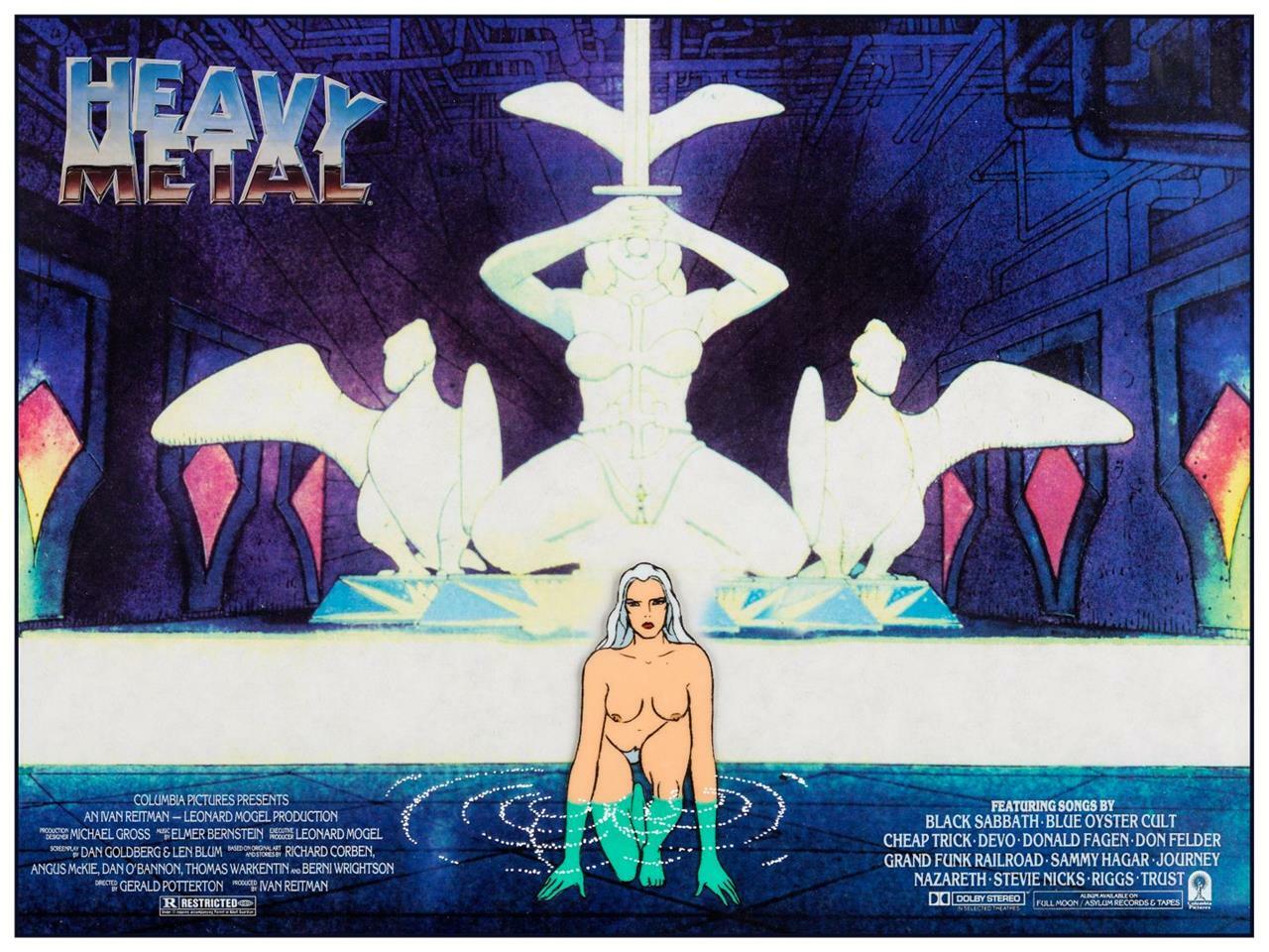 Heavy Metal MOVIE – POSTER – Animated ADULT Sci-Fi Fantasy 1981 TAARNA Art #9