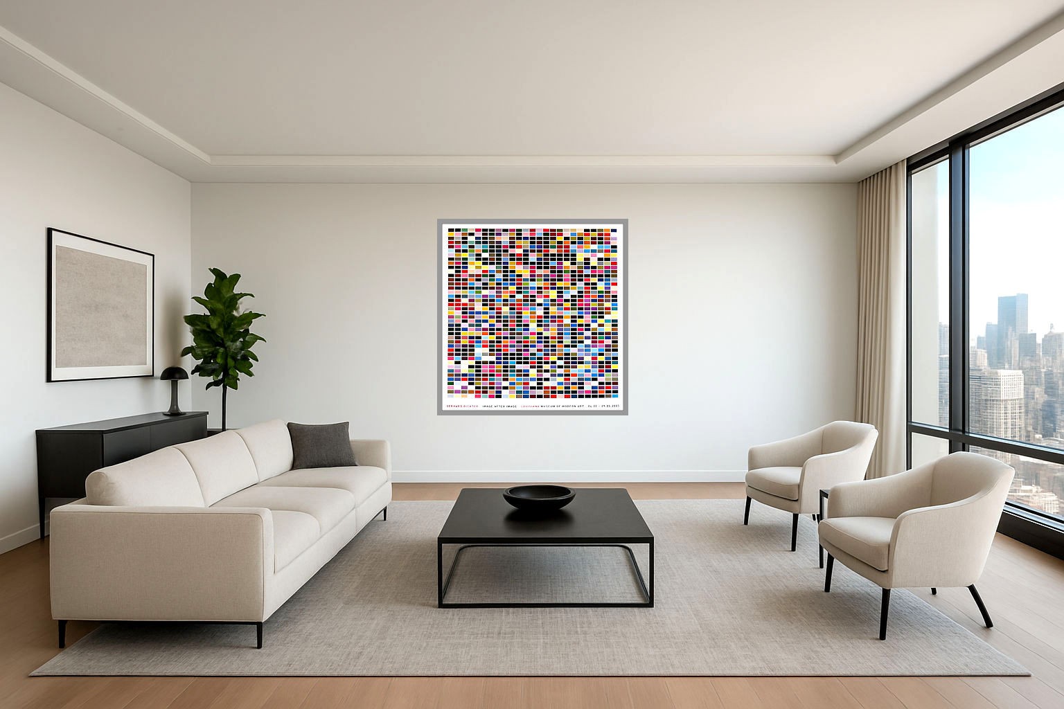 Gerhard RICHTER 1025 Colors 1982 Louisiana Museum Art Print Big 48 x 46
