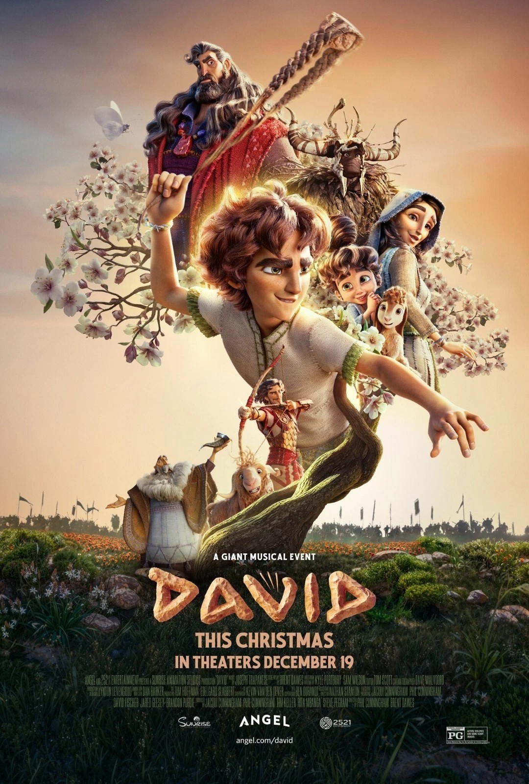 David Animated Movie Family Adventure Film Poster