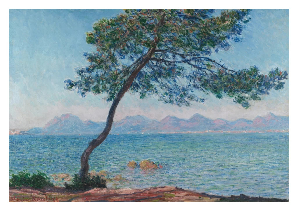 Antibes By Claude Monet Vintage Abstract Wall Art Poster Print