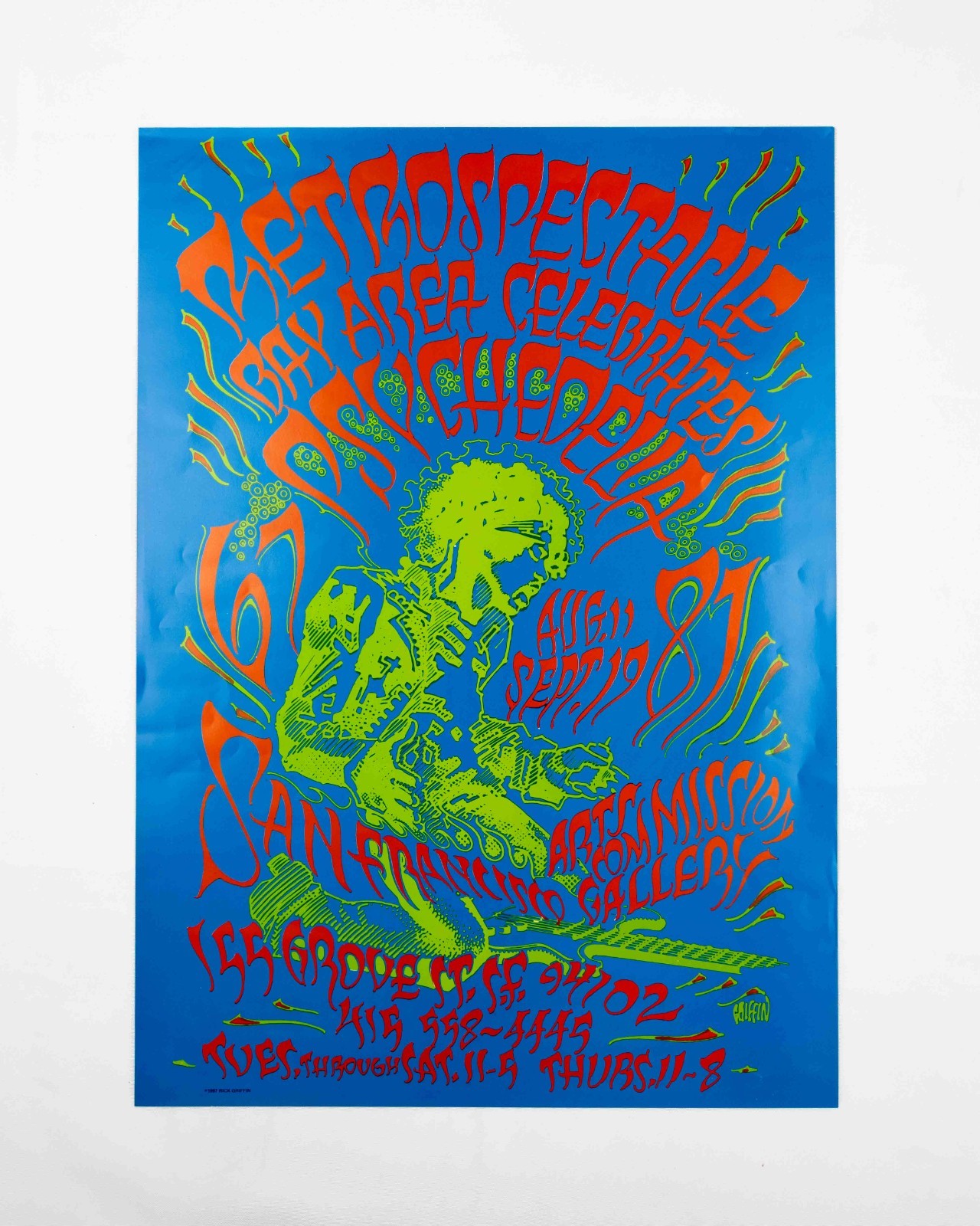 Rick Griffin Psychoperatic Magical Celebrations Poster 1987 1st Print San Franci