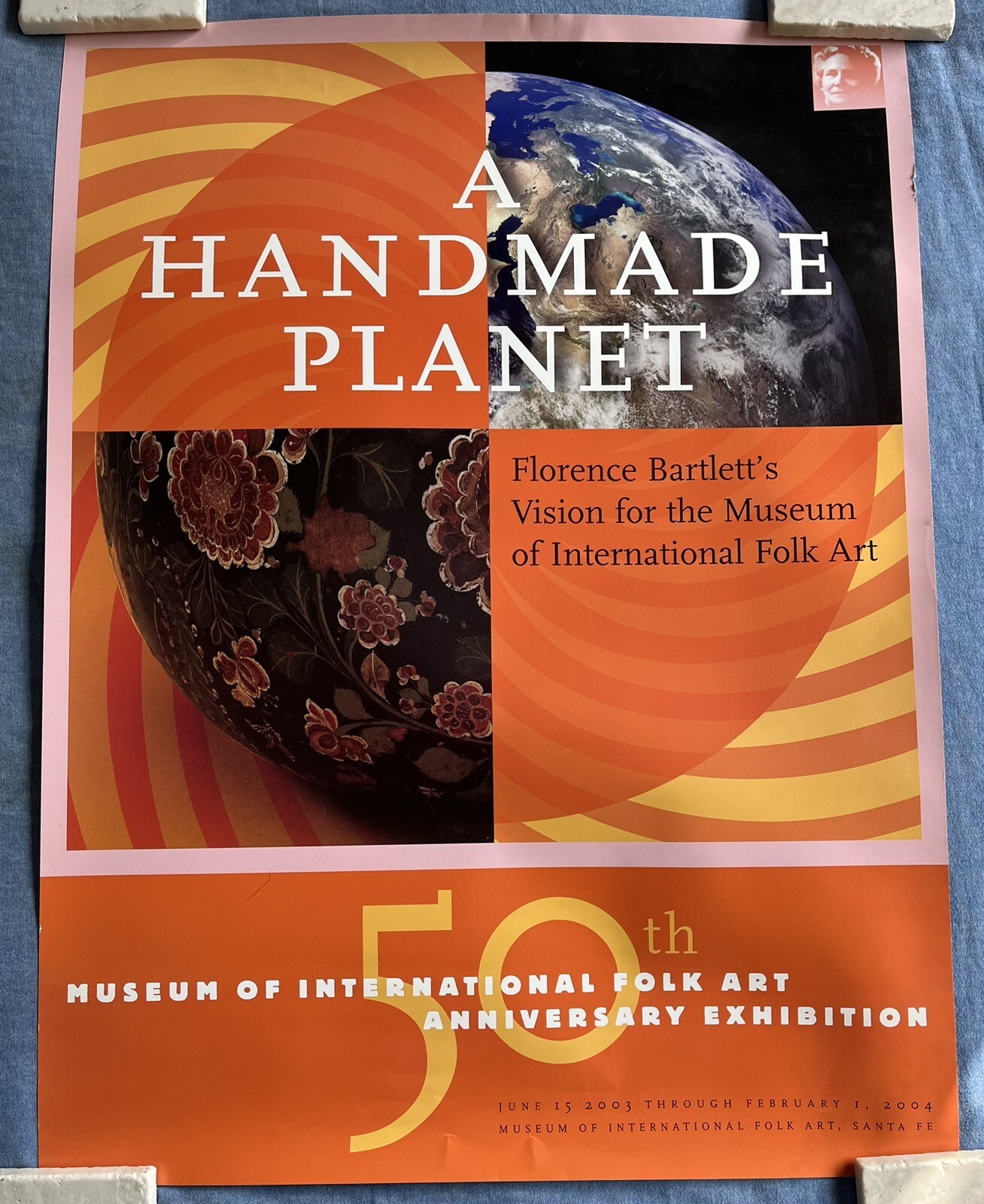 2004 “A Handmade Planet” Museum Of International Folk Art Exhibit Poster