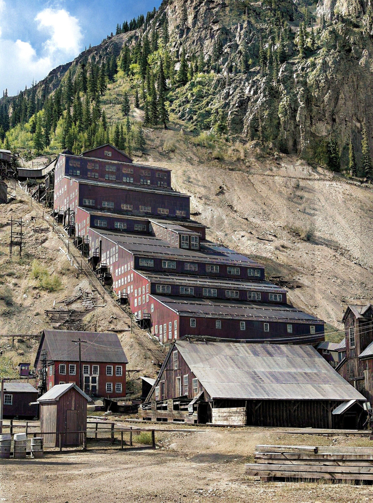 1940 Colorado. The Sunnyside mill, now abandoned 14 x 11″ Photo Print