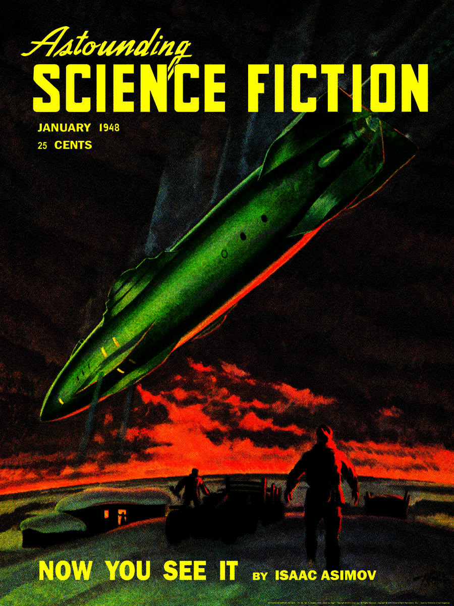 Pulp Cover Poster – Astounding Science Fiction V40, No 5, Jan 1948 Poster 18×24