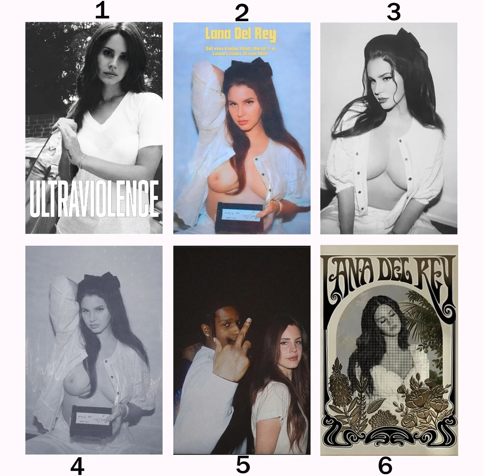 Custom Lana Del Rey Did You Know That There’s a Tunnel Under Ocean Blvd Poster