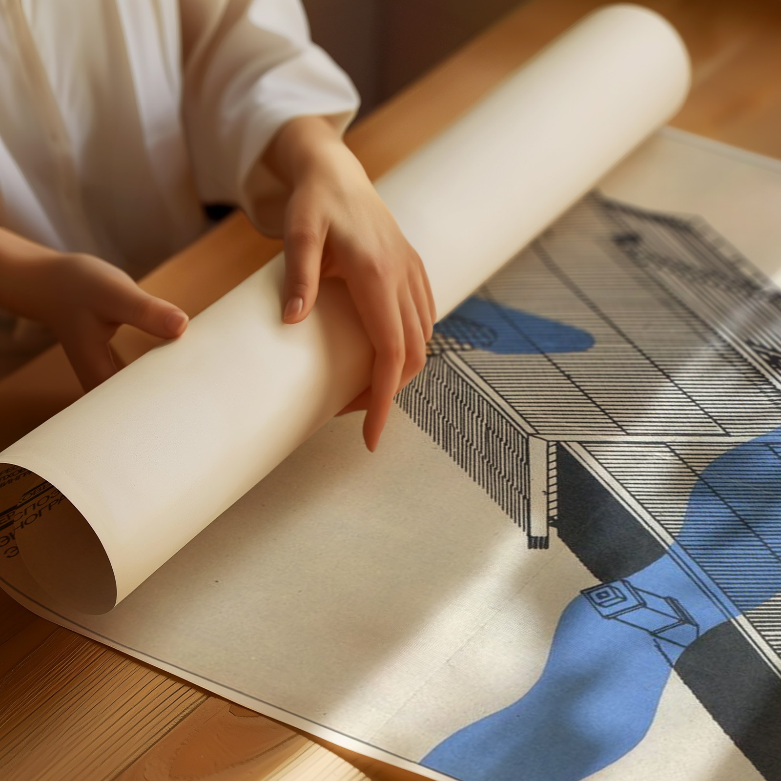 Vintage Architecture Poster Wall Art – Ethnographic Design Home Decor