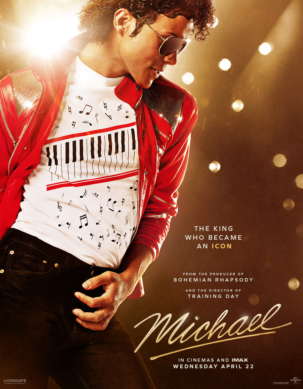 Michael Jackson Movie Poster 2025 Jaafar Jackson Biopic Film 11×14.5