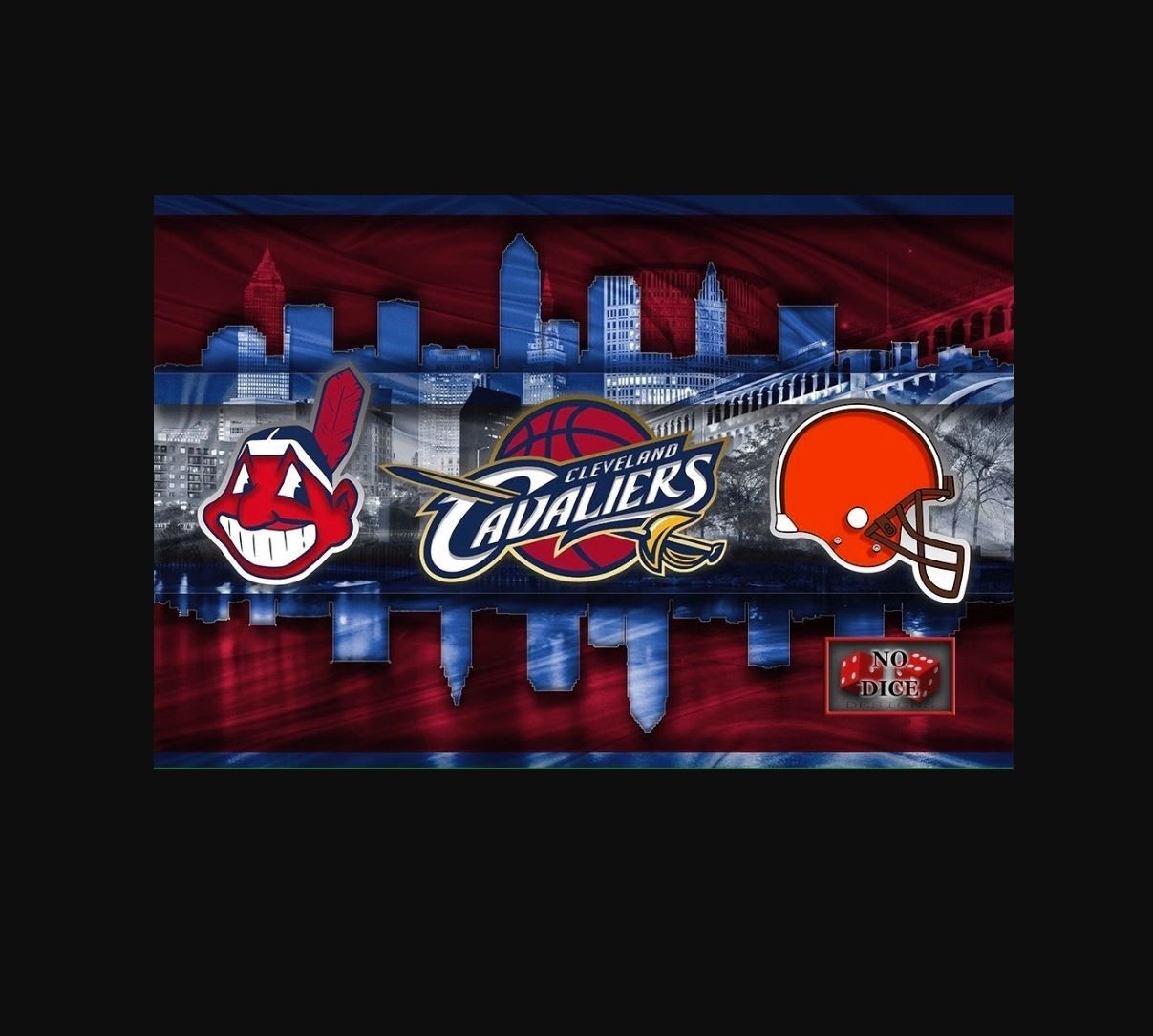 Cleveland Sports Poster, Cleveland Cavaliers SPORTS TEAMS
