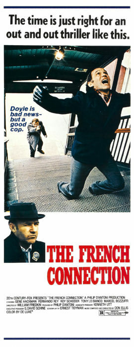 The French Connection Movie Poster Insert 14″X36″ USA SELLER 14×36