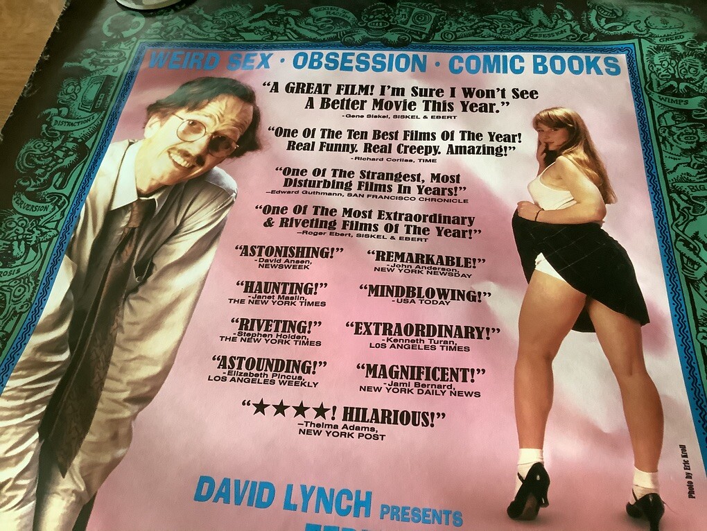 Original Poster – CRUMB – david lynch & terry zwigoff – 1995 – 1 sheert