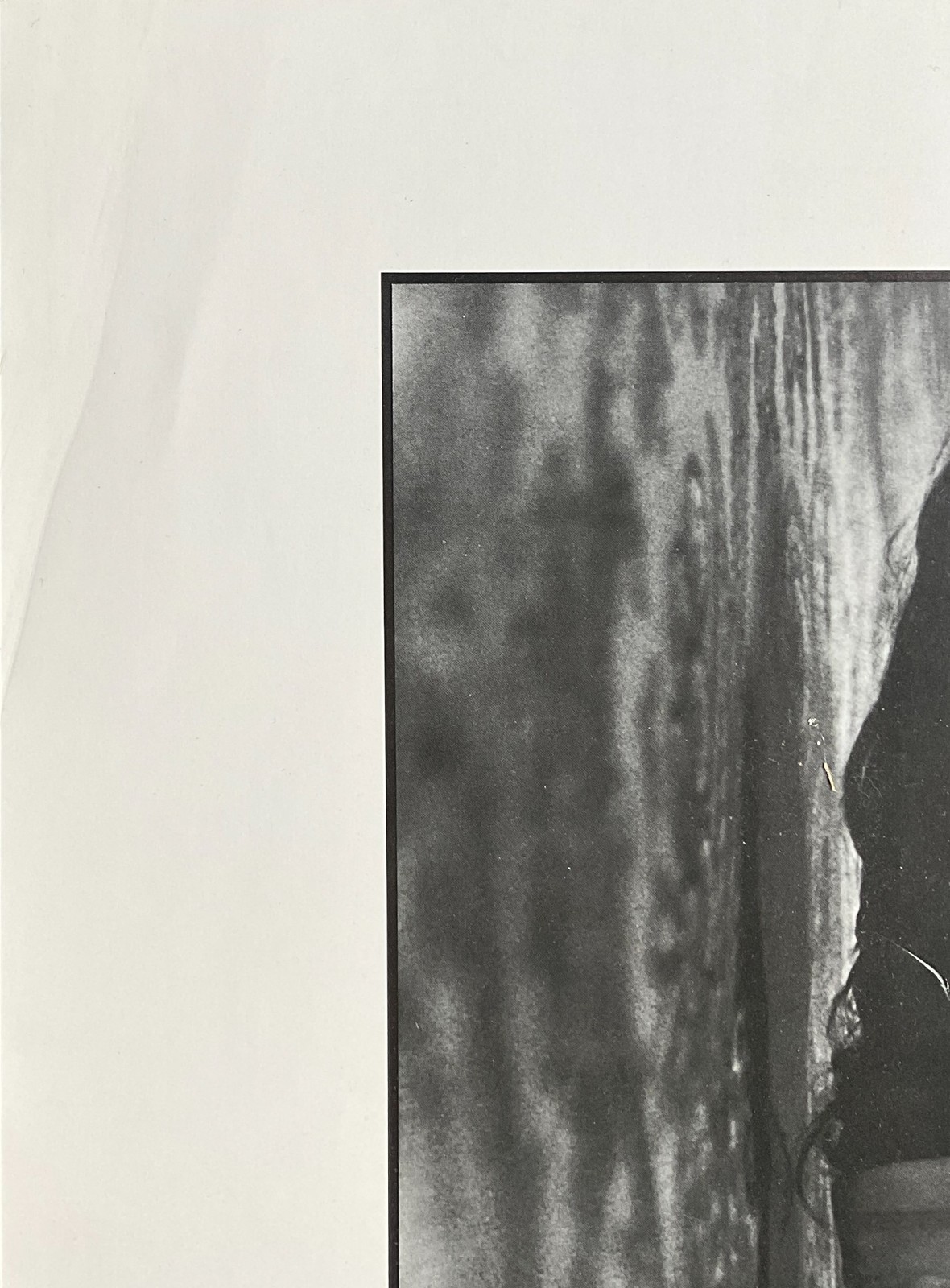 Jim Morrison Black & White Photography Tribute Print 20 x 26.5