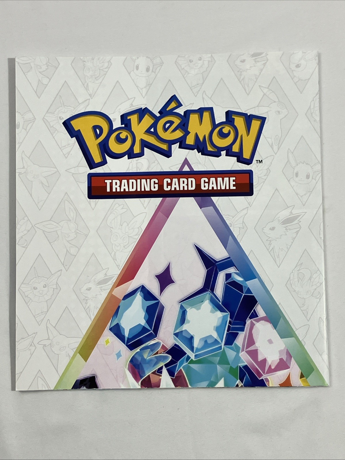 Pokémon prismatic evolutions promo poster Eevee, flareon, umbreon, jolteon